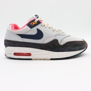 Nike Air Max Sneakers with Navy and Pink Accents